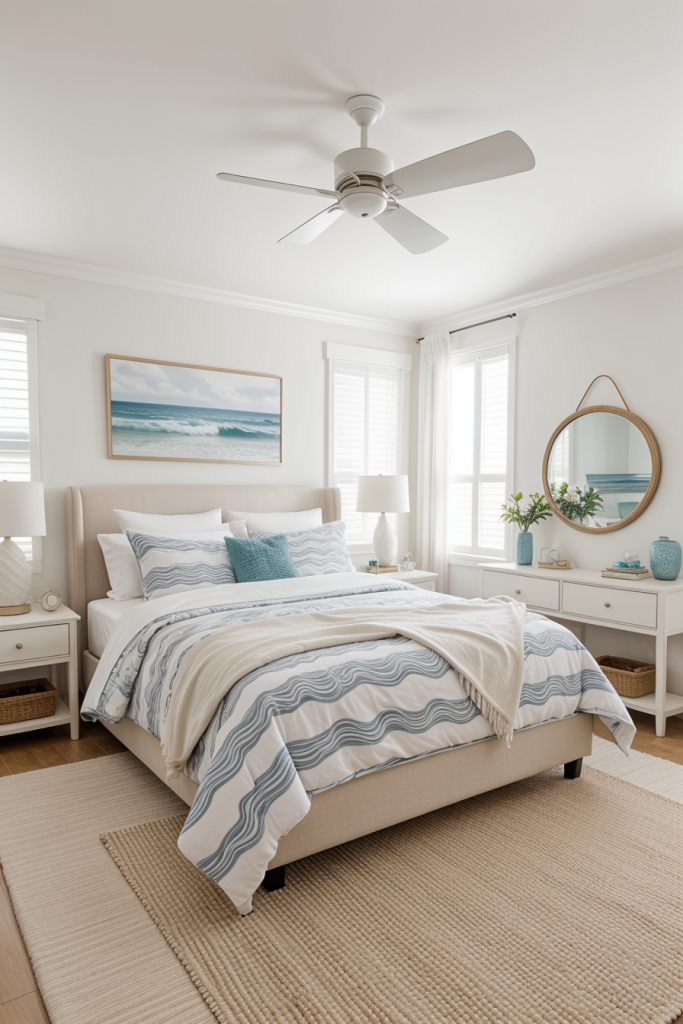 Unlock The Seaside Magic: 60 Coastal Bedroom Decorations Ideas